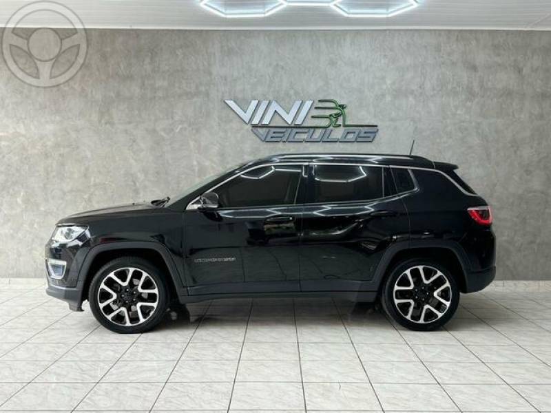 JEEP - COMPASS LIMITED 2.0 AT. FLEX - 2018/2019 - PRETA - R$ 109.900,00