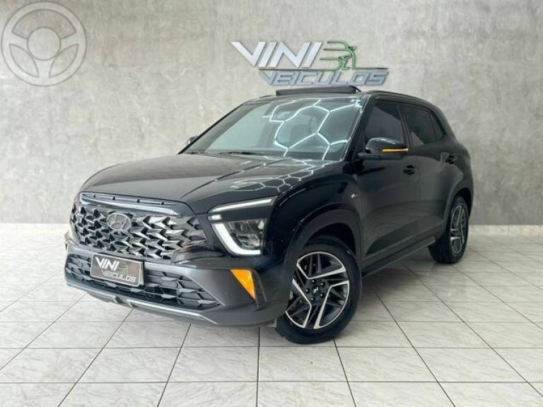 HYUNDAI - CRETA N LINE 1.0 TURBO - 2022/2023 - PRETA - R$ 138.000,00