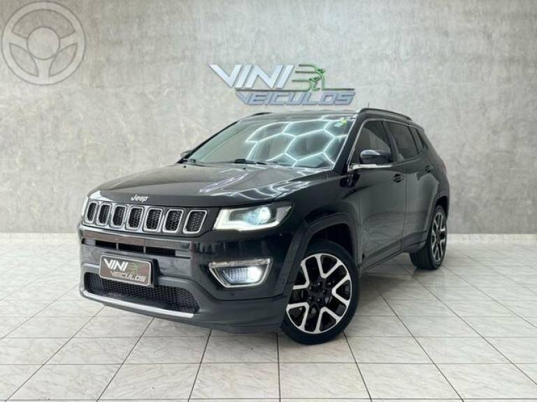 JEEP - COMPASS LIMITED 2.0 AT. FLEX - 2018/2019 - PRETA - R$ 109.900,00