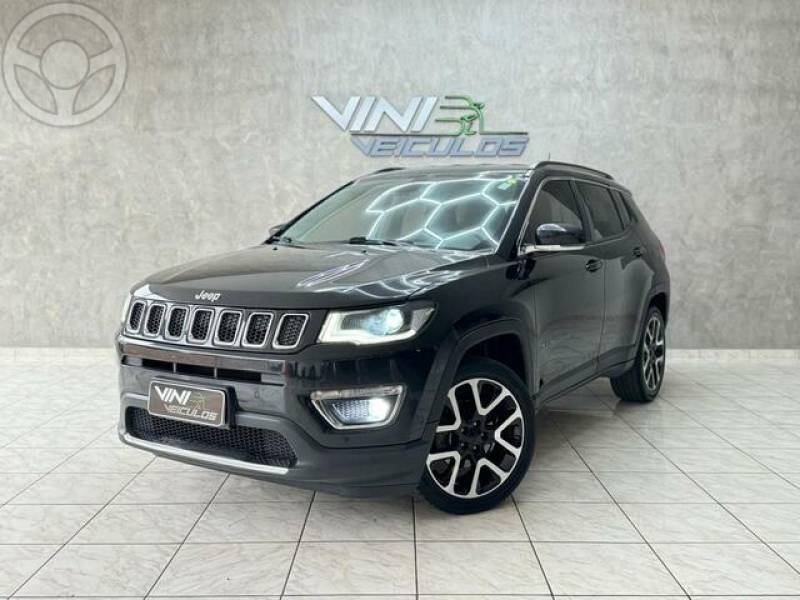 JEEP - COMPASS LIMITED 2.0 AT. FLEX - 2018/2019 - PRETA - R$ 109.900,00